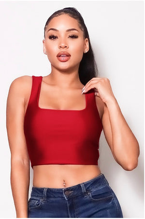 Squarin Up Crop