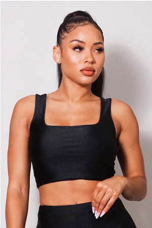 Squarin Up Crop