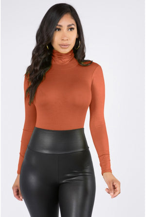 Keepin It Cozy Turtleneck Bodysuit